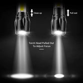 Mini Rechargeable LED Flashlight High Power Zoom Torch Outdoor Camping-TI00768-Veeddydropshipping